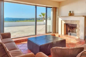 Oceanfront Villa in Calafia Rosarito, Baja Calafia VIllas, Suite 510. Living