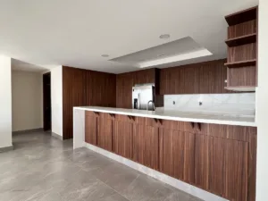 Countertop with a waterfall edge design