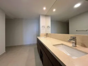 Spacious bathroom