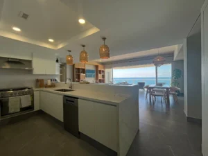 Condo 803, Marbella Tower at Palacio del Mar, Rosarito - View from the kitchen