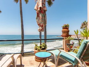 Unobstructed views from the balcony.