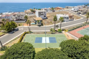 The pickleball court is one of the best in Baja.