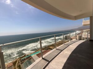 Luxury Oceanfront Condo in Rosarito at Palacio del Mar – View from Balcony