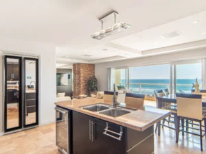 402 Riviera de Rosarito Condo for Sale - Ocean views from the kitchen