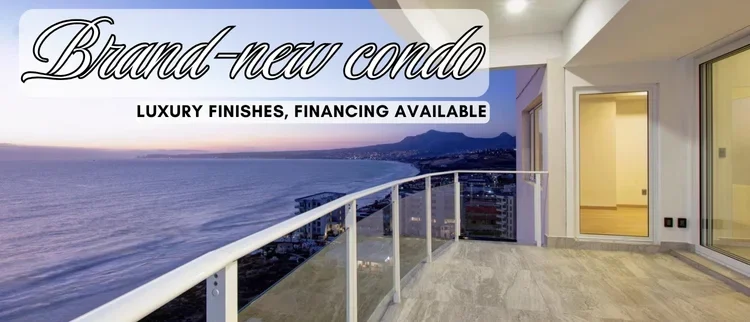 Palacio del Mar: 2-BR, 2-BA condo with 180° views.