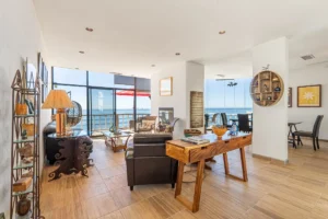 Townhouse-Style Villa for Sale in Villas Pacifica Rosarito - Living area