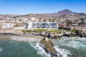 Townhouse-Style Villa for Sale in Villas Pacifica Rosarito - aerial view of the villas