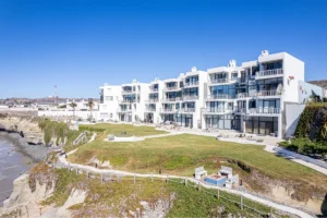 Townhouse-Style Villa for Sale in Villas Pacifica Rosarito - aerial view showcasing walkways