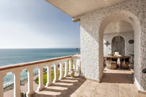 Experience breathtaking views from this Costa Bella oceanfront condo.