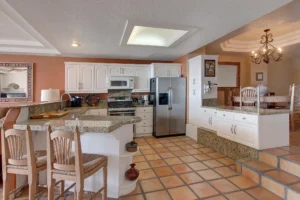 Enjoy casual dining at the bar seating