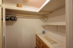 Ample storage space.