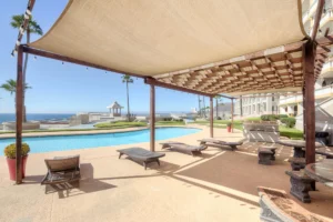 Costa Bella, Rosarito - get a relief from the sun under the pergola.