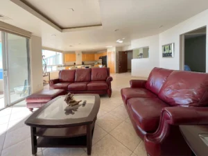 Rosarito Calafia Ocean View Condo for Rent - Livng room