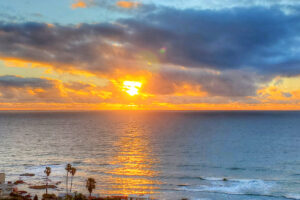 Puerta del Mar Ocean View Home for Sale in Rosarito - Colorful Sunset
