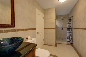 Guest bathroom – downstairs unit