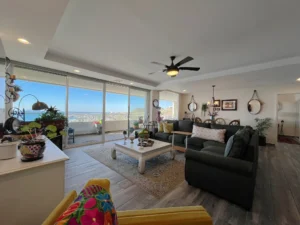 Oceanview Corner Condo for Rent in Calafia Rosarito | Residence 901