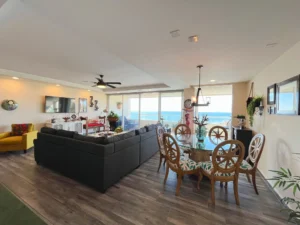 Oceanview Corner Condo for Rent in Calafia Rosarito | Residence 901