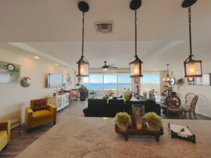 Oceanview Corner Condo for Rent in Calafia Rosarito | Residence 901