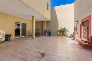 ... and, It currently has a fountain.