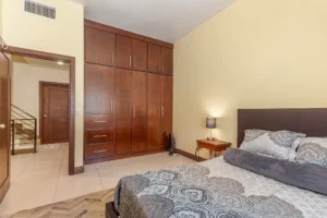 It also has its own closet space