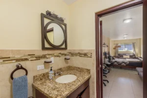 ... with a private bath