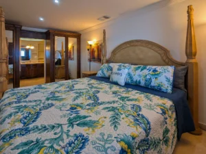 The main bedrooms comes with plenty storage space.