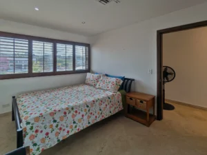 Even though the second bedroom does not feature ocean views it is a nice and comfortable space