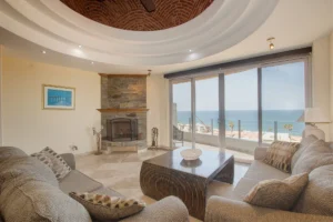 401 Mision Viejo, Rosarito - Large cupola over the living area and a fireplace