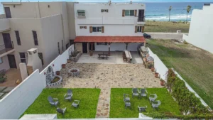 Oceanfront 4BR Home for Rent | Large Backyard & Beach Access | Plaza del Mar Rosarito
