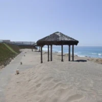 Sand to play and lounge on. Sand to play and lounge on.