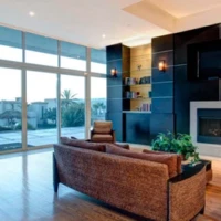 Den for reading with fireplace, gaming table, satellite TV, and more. Den for reading with fireplace, gaming table, satellite TV, and more.