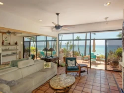 Villa at Club Marena, Rosarito; living room with oceanview. Villa at Club Marena, Rosarito; living room with oceanview.
