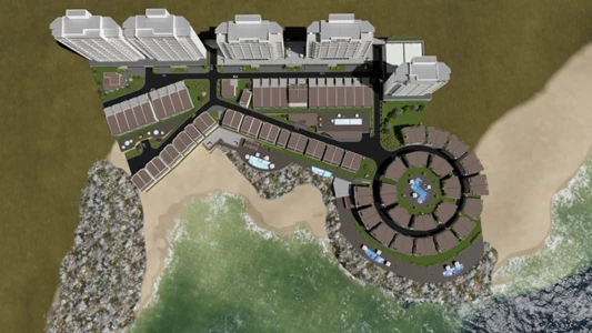 Overhead view of the development La Jolla Excellence - image gallery